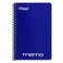 Mead 12 Pack Memo Book College Ruled 6 x 4 Wirebound 40 Sheets Assorted by MEAD