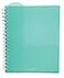 Carolina Pad Noted Premium Ideal Notebook Robin Egg Blue 100 Sheets 95 x 7375 Features Durable Poly Covers Premium Executive Ruled Pages Monthly Reminder Pages Twin Wire Bound