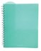 Carolina Pad Noted Premium Ideal Notebook Robin Egg Blue 100 Sheets 95 x 7375 Features Durable Poly Covers Premium Executive Ruled Pages Monthly Reminder Pages Twin Wire Bound