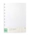 Talia Discbound Notebook Refills Blank Pages Midsize 75in x 975in