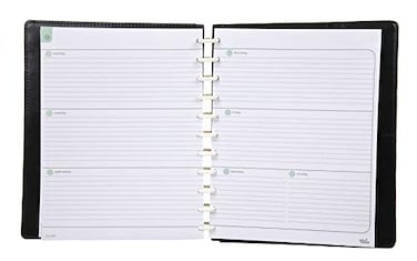 Talia Discbound Notebook Refills Horizontal Undated Layout Letter 85in x 11in