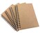 ALIMITOPIA Spiral Notebook JouralWirebound Sketch Book NotePad Diary Memo PlannerA6 Size 60 sheets Gridding Pages