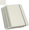 Yansanido Spiral Notebook 3 Pcs A5 Thick Plastic Translucent Frosting Hardcover Graph Paper 80 Sheets 160 Pages Journals for Study and Notes A5 57 x 83 Grid 3pcs