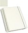 Yansanido Spiral Notebook 2 Pcs 101 Inch x 76 Inch B5 Thick Plastic Translucent Frosting Hardcover Dot Paper 80 Sheets 160 Pages Journals for Study and Notes B5 73X 10Dot Grid 2pcs