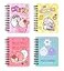 Molang MSGlobal 4 Pack Hard Cover Mini Ruled Spiral Notebook Small Notepads 35x4 4Designs About 85 Pages Per Book