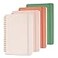 DMSVK 4 PCS Small Spiral Notebook 5x7 Spiral Journal Notebook Notebooks for Work Note Taking School Small Notebooks 5x7 with Strap Cute Notebooks for Women 50 Sheets