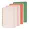 DMSVK 4 PCS Small Spiral Notebook 5x7 Spiral Journal Notebook Notebooks for Work Note Taking School Small Notebooks 5x7 with Strap Cute Notebooks for Women 50 Sheets