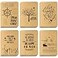 JOYO 24 Pack Kraft Lined Notebook Journal Pocket Notebook with 6 Designsin 80 pages 4 x 57
