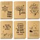 JOYO 24 Pack Kraft Lined Notebook Journal Pocket Notebook with 6 Designsin 80 pages 4 x 57
