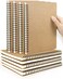 Dynta A5 Spiral Notebooks Blank Journal 10Pack Softcover Unlined Sketch Pad for Drawing Writing Note Taking Travel Memo Notepads Diary Planner 100 Pages 50 Sheets83 x 58Brown