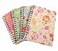 ALIMITOPIA 4 Pack A6 Spiral Notebook JournalWirebound Ruled Sketch Book Notepad Diary Memo PlannerA6 Size57X41 80 Sheets Flower A