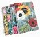 ALIMITOPIA Spiral Notebook JournalWirebound Ruled Sketch Book NotePad Diary Memo PlannerA5 Size83X57 80 sheets 4pcs with Painting Flower Patterns