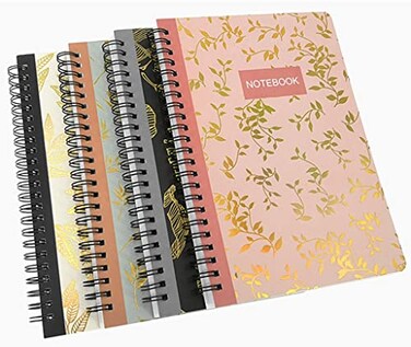 ALIMITOPIA Spiral Notebook JournalWirebound Ruled Sketch Book NotePad Diary Memo PlannerA5 Size83X57 80 sheets Leaf