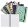 Paper Junkie 6 Pack 5x7 Spiral Notebooks with Pocket Small Lined Journals with Elastic Closure for School Work 6 Designs