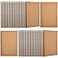 Epakh 36 Pack Blank Spiral Notebook Unlined Notebook Bulk A5 Soft Cover Students Sketchpads Memo Notepad for Drawing Art Back to School Gifts 100 Pages 50 Sheets 83 x 55 InchesBrown