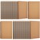 Epakh 36 Pack Blank Spiral Notebook Unlined Notebook Bulk A5 Soft Cover Students Sketchpads Memo Notepad for Drawing Art Back to School Gifts 100 Pages 50 Sheets 83 x 55 InchesBrown