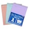 Mintra Office TOP BOUND Durable Spiral Notebooks Lavender Salmon Sage Green College Ruled 3pk