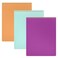 PAPERAGE Top Bound Spiral Notebook 3 Pack Lined Notepad RaspberryMarigoldMint 70 Sheets 140 Pages Per Notebook WideLegal Ruled 85 inches x 11 inches