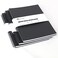 Emnotes Unruled Notebook Unlined Blank Paper 85 x 11 Inches 80 Sheets Black Softcover Pack of 3