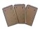 LETHALIFE All Weather Notepad 3x5 100 Water Proof Coyote Brown 3Pack