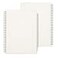 Wiisdatek A5 Blank Notebook Spiral Unlined Notebook with Clear Hardcover 100GSM Thick Paper for Drawing Sketching 57X 83 in2 Pack
