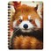 3D LiveLife Jotter Baby Red Panda from Deluxebase Spiral Bound A6 55x4in Small Notebook with 80 Plain Recycled Pages Pocket Sized Animal Notepad Journal or Drawing Book with Cute Cover