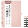 AHGXG Graph Paper Notebook B5 Large Spiral Notebook Hardcover Leather Journal 140 Pages Grid Notebook 76 x 10 100 gsm Thick Paper for School Writing Graphing Engineering Math Rose Gold
