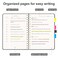 AHGXG Lined Spiral Notebook Journal for Women 140 Pages Hardcover Leather Notebook College Ruled A5 57 x 83 100 GSM Thick Paper Notebooks for School Work Journals for Writing Black