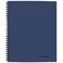 Cambridge Limited Business Notebook Legal Ruled 814 x 11 80 Sheets Soft Touch Flexible Cover Wirebound Blue UN0606220