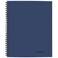 Cambridge Limited Business Notebook Legal Ruled 814 x 11 80 Sheets Soft Touch Flexible Cover Wirebound Blue UN0606220