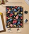 UEBZFOCS Cute Spiral Notebook Journal for Women 200 Pages Lined Notebooks 85 x 11 A4 Large Hardcover Spiral Journals with 100 GSM Thick Paper College Ruled Notebook for Writing Work School Rose Floral