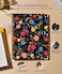 UEBZFOCS Cute Spiral Notebook Journal for Women 200 Pages Lined Notebooks 85 x 11 A4 Large Hardcover Spiral Journals with 100 GSM Thick Paper College Ruled Notebook for Writing Work School Rose Floral