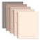 Decorably 5Pack 140 Pages Gold Foiled Spiral Note Books College Ruled 8x105in Spring Bound 3Hole Punched and Easy TearOff Perforated Design Lined Pages Work School Office