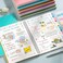 EMSHOI B5 Graph Spiral Notebook 2Pack 320 Pages 100GSM Thick Paper Waterproof Cover Grid for School Work Journaling Ideal for Students Professionals Teachers Gifts Pink yellow