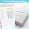 Forvencer Lined Spiral Journal Notebook with 300 Numbered Pages B5 College Ruled Thick Journals for Writing with 100GSM Paper Hardcover Notebooks with Contents for Work School Women Men Grey