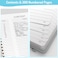 Forvencer Lined Spiral Journal Notebook with 300 Numbered Pages B5 College Ruled Thick Journals for Writing with 100GSM Paper Hardcover Notebooks with Contents for Work School Women Men Grey