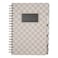 Fringe Studio Large Tab NotebookNeutral Checks Flexible Paperback Cover 5 SubjectDieCut Dividers 725 X 10 180 Lined Pages Multicolor 343PA002FSC