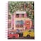 Graphique Hardbound Spiral Journal 160 Ruled Pages Hard Cover Notebook Diary Lists Record Month and Date Premium Paper Joyful Landscapes 6 x 8