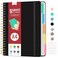 Taja Hardcover Spiral Journal Notebooks for Work With Removable Dividers Tabs 85x11 5 Subject Notebook for Note Taking Organizer A4 College Ruled Lined Journal for Women Writing Black 280 Pages