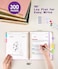 dilitego Hardcover Spiral Notebook journal with Removable Dividers Tabs 300 Pages Leather 5 Subject Notebook College Ruled 100GMS A5 Notebooks for Work School Note takingLined Journal for WomenA5 Purp