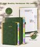 dilitego Hardcover Spiral Notebook journal with Removable Dividers Tabs 300 Pages Leather 5 Subject Notebook College Ruled 100GMS A5 Notebooks for Work School Note takingLined Journal for WomenA5Green
