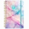 HUAMXE Spiral Journal Notebook Hardcover Lined Journal for Women Medium 6 x 84 in 160 Pages Thick Paper Cute A5 College Ruled Notebooks for Journaling Writing Work Office School Colorful Marble