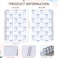 INCOK Blue Bow Notebook Coquettte School Supplies Bow Journal Cute Note Book Preppy Back to School Stuff Study Supplies Stationery for Students Girly Teen 55x83 Inches