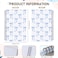 INCOK Blue Bow Notebook Coquettte School Supplies Bow Journal Cute Note Book Preppy Back to School Stuff Study Supplies Stationery for Students Girly Teen 55x83 Inches