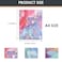 LABUK 3 Pack Spiral Notebook College Ruled Notebook Aesthetic Journaling Notebooks for Work School Office Home 3 x 120 Pages 85 x 11 Inches Notebooks for Valentine Gifts