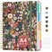 Taja Large Spiral Notebook with Dividers Tabs 85 x 11 Hardcover 5 Subject Notebook for Work 280 pages College Ruled Cute Journal for Women Perfect for Study Office Note Taking Garden