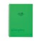 LIHIT LAB Refillable Notebook Journal Lined Paper 99 x 73 inches Yellow Green N16086