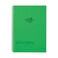LIHIT LAB Refillable Notebook Journal Lined Paper 99 x 73 inches Yellow Green N16086