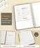PAPEJOON Lined Spiral Journal Notebook A5 Hardcover Spiral Journals for Women Men 150 Numbered Pages Spiral Bound Notebook 100 GSM College Ruled Notebooks for Writing Note Taking 575 x 838 Dark Brown