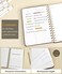 PAPEJOON Lined Spiral Journal Notebook A5 Hardcover Spiral Journals for Women Men 150 Numbered Pages Spiral Bound Notebook 100 GSM College Ruled Notebooks for Writing Note Taking 575 x 838 Dark Brown